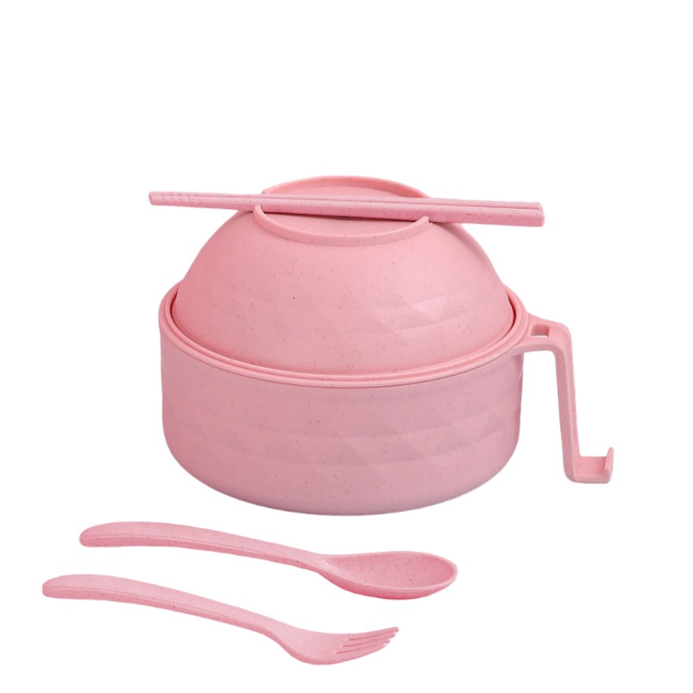 Rice Cooker - طقم وعاء رامين للميكروويف مكون من
