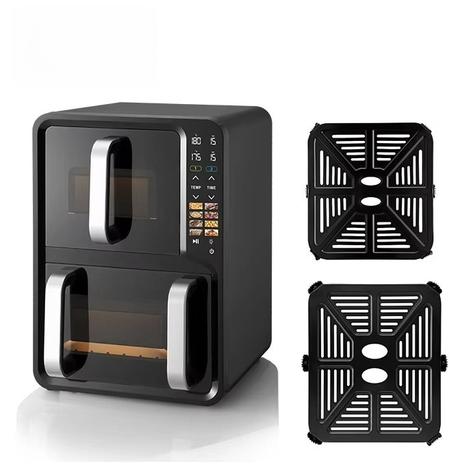 Air Fryer - مقلاة هوائية مزدوجة الحجرة بسعة 12