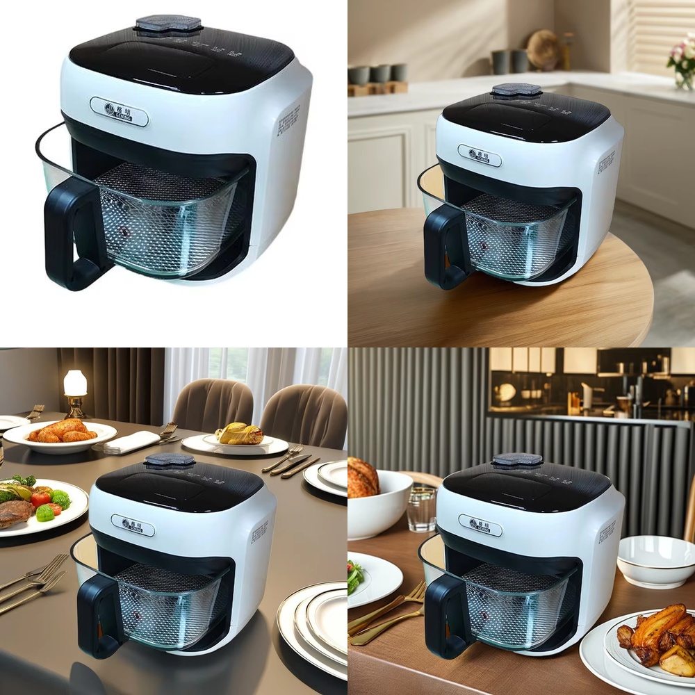 Air Fryer - مقلاة هوائية كهربائية رقمية بلاستيكية سعة
