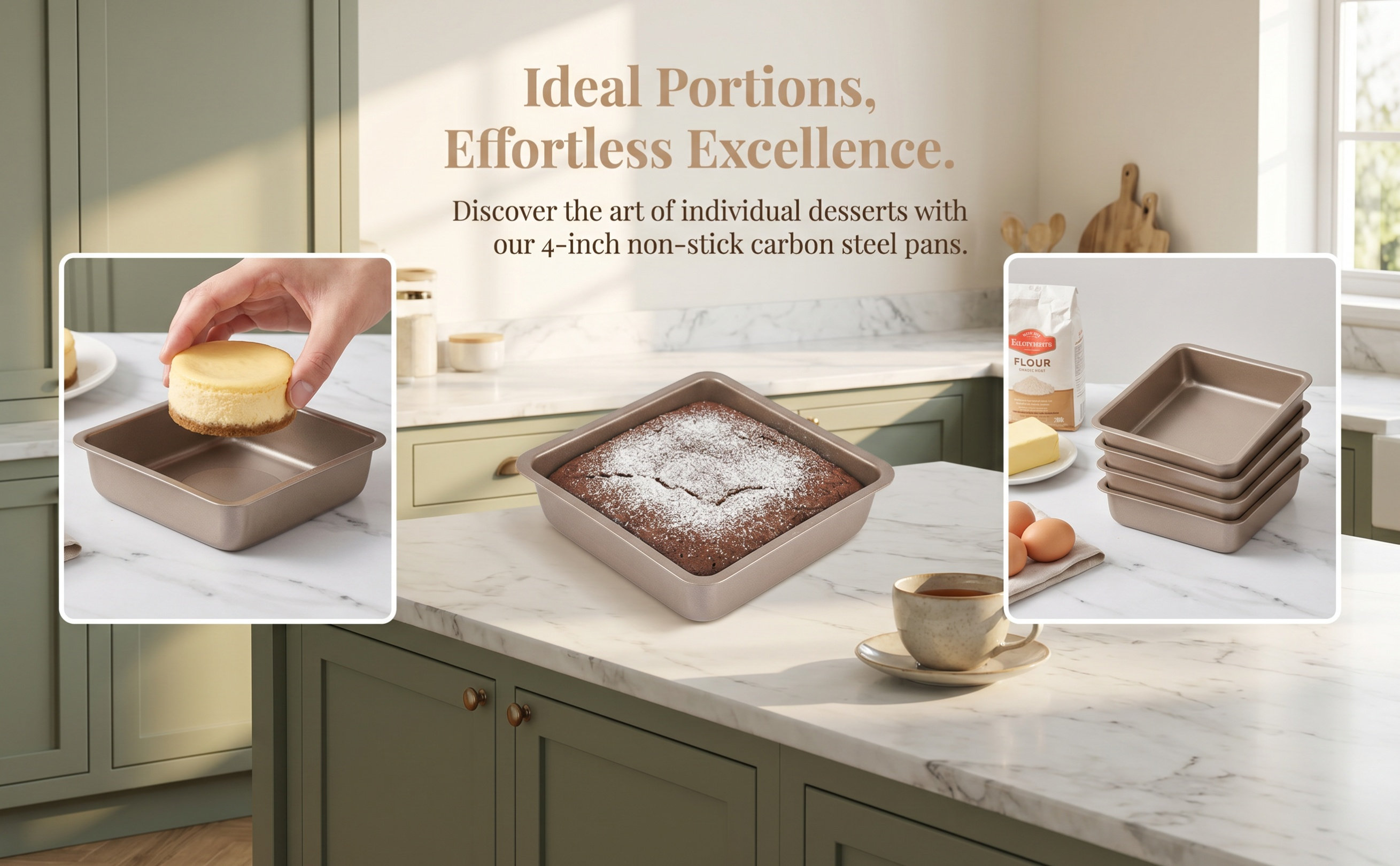 Toaster - ٤ قطع من قوالب الخبز المربعة