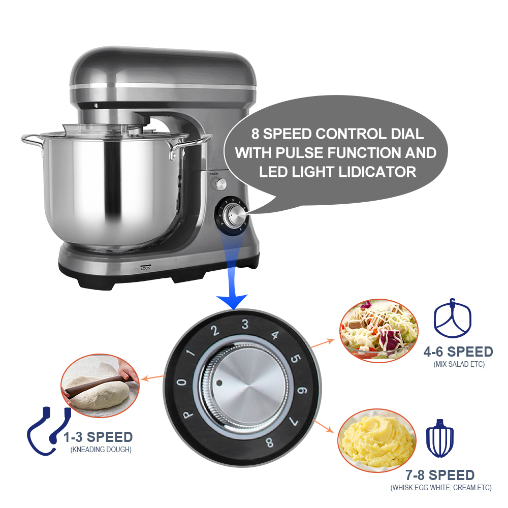 جديد يموت يلقي الوقوف خلاط OEM - مراجعة Stand Mixer وسعره