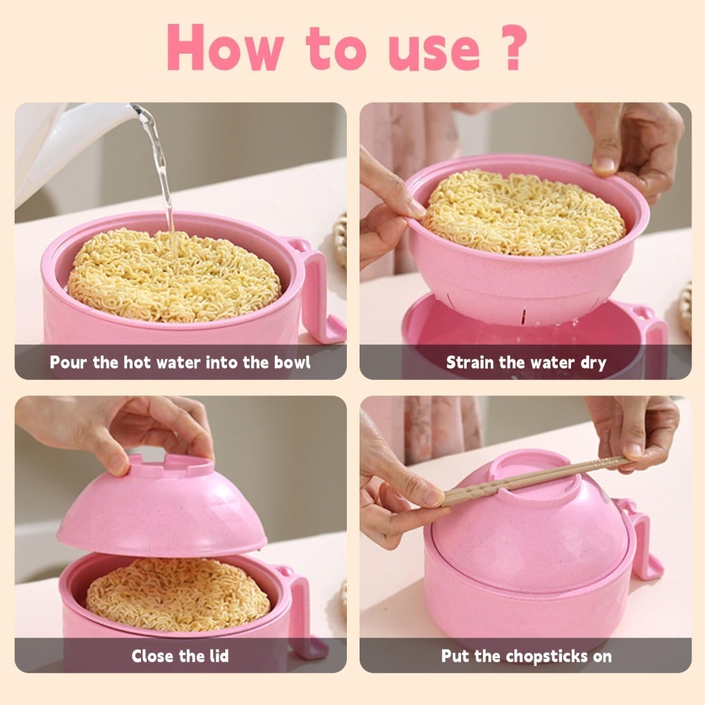 طقم وعاء رامين للميكروويف مكون - مراجعة Rice Cooker وسعره