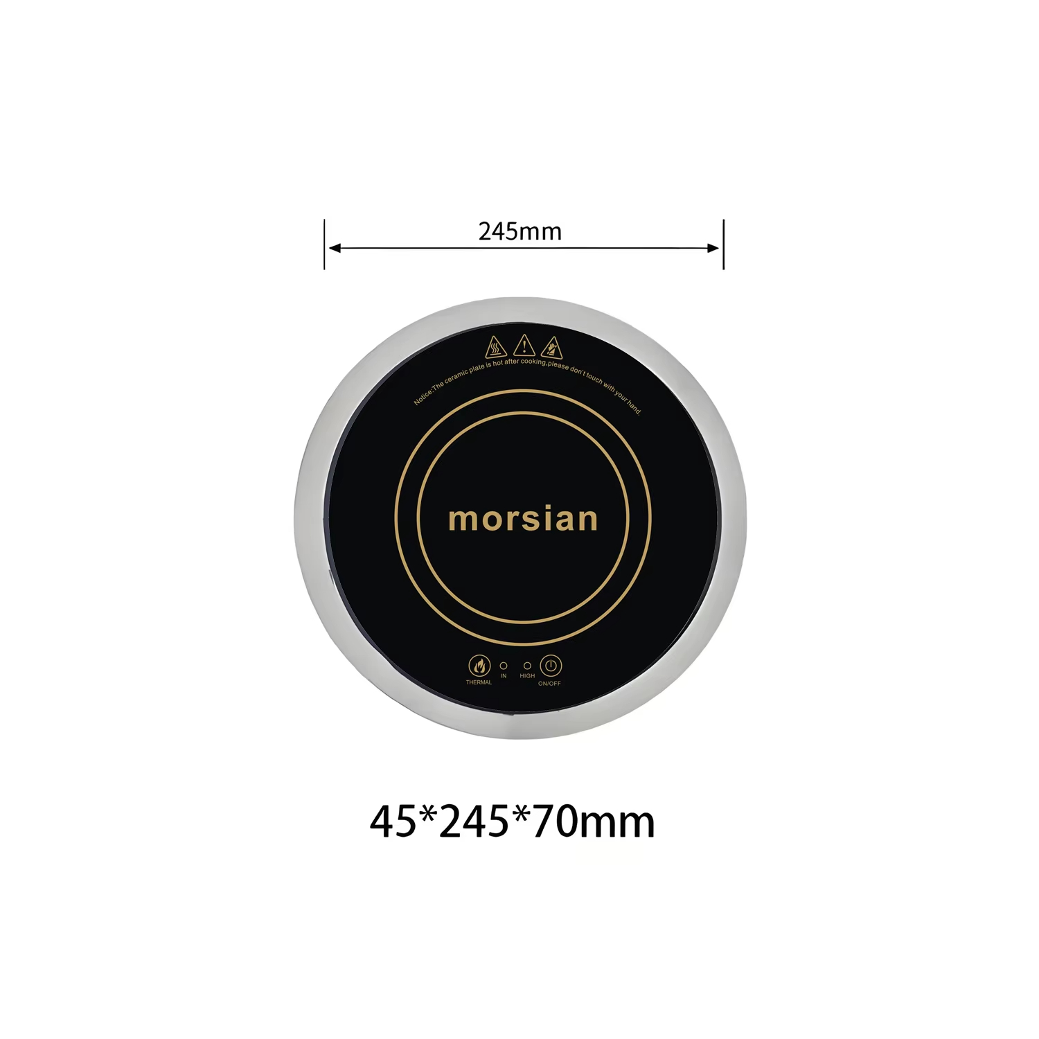طباخ التعريفي 800 واط/1200 واط - مراجعة Induction Cooktop Portable وسعره
