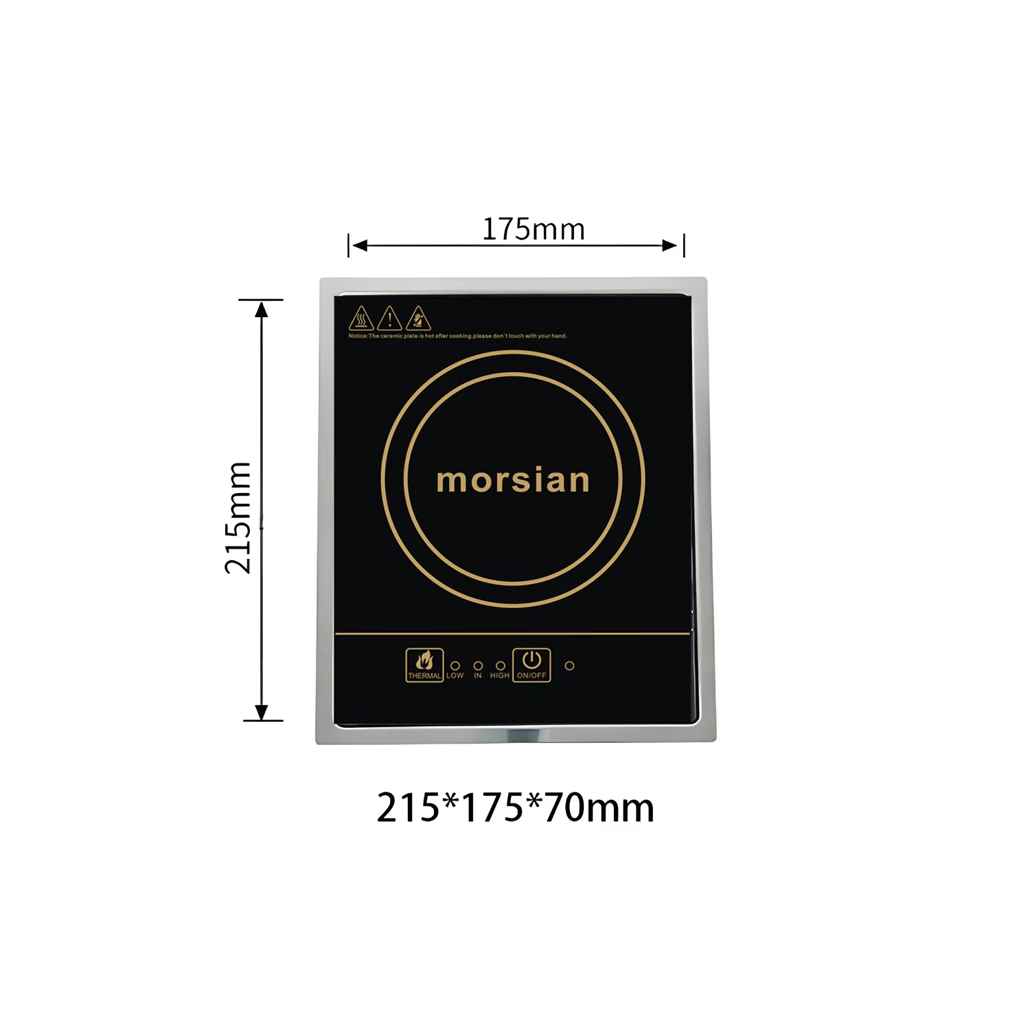 طباخ التعريفي 800 واط/1200 واط - مراجعة Induction Cooktop Portable وسعره