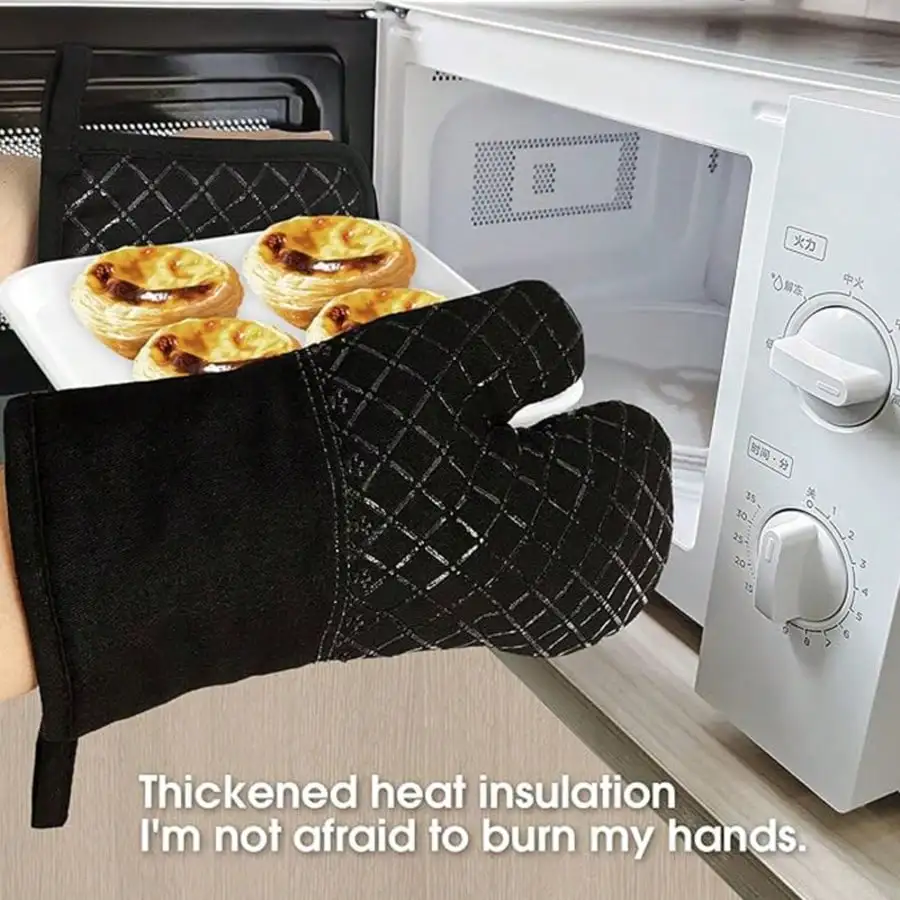 4 قطع من قفازات المطبخ المصنوع - مراجعة Microwave Oven وسعره