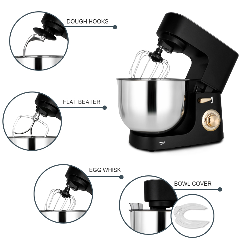 خلاط منزلي عالي القدرة 1800 وا - مراجعة Stand Mixer وسعره