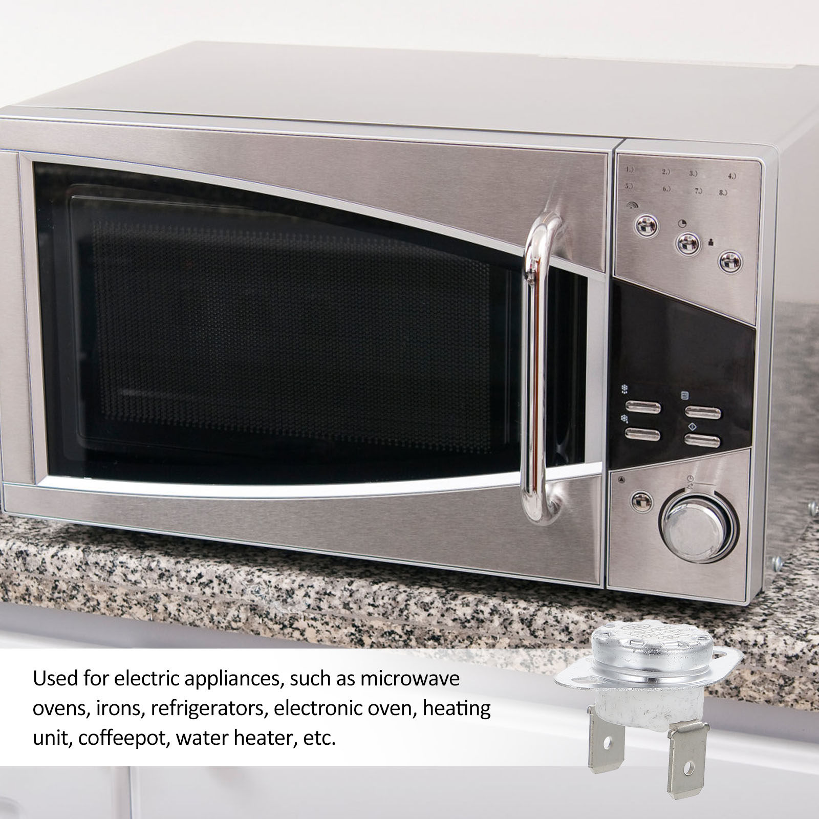 4 قطع من مفاتيح التحكم الحراري - مراجعة Microwave Oven وسعره