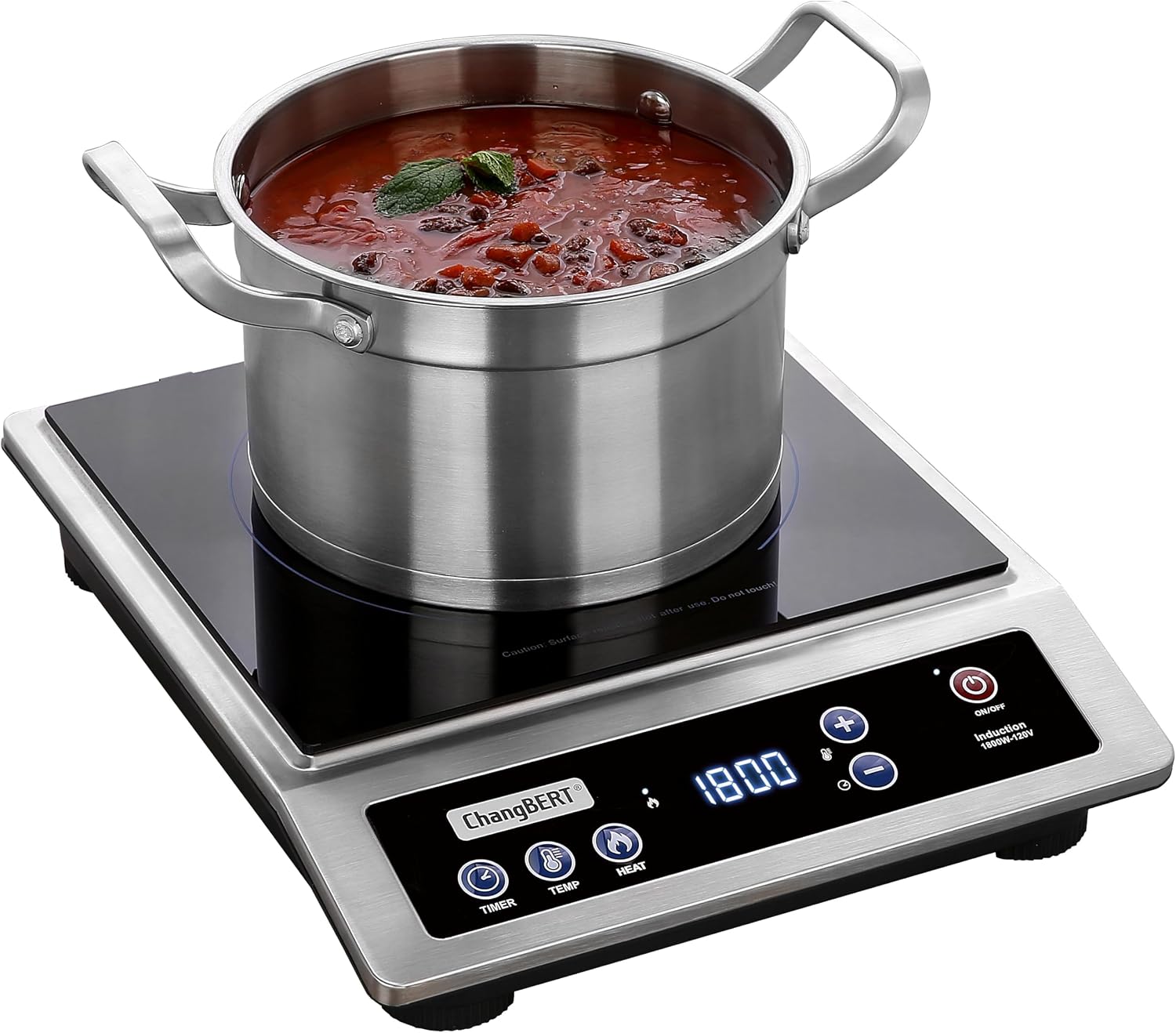 موقد طهي بالحث الكهرومغناطيسي، - مراجعة Induction Cooktop Portable وسعره